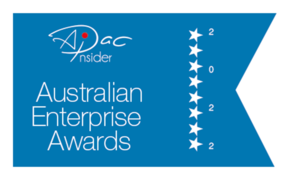 Australian Enterprise Award 2021 Logo - Dynamo Selling